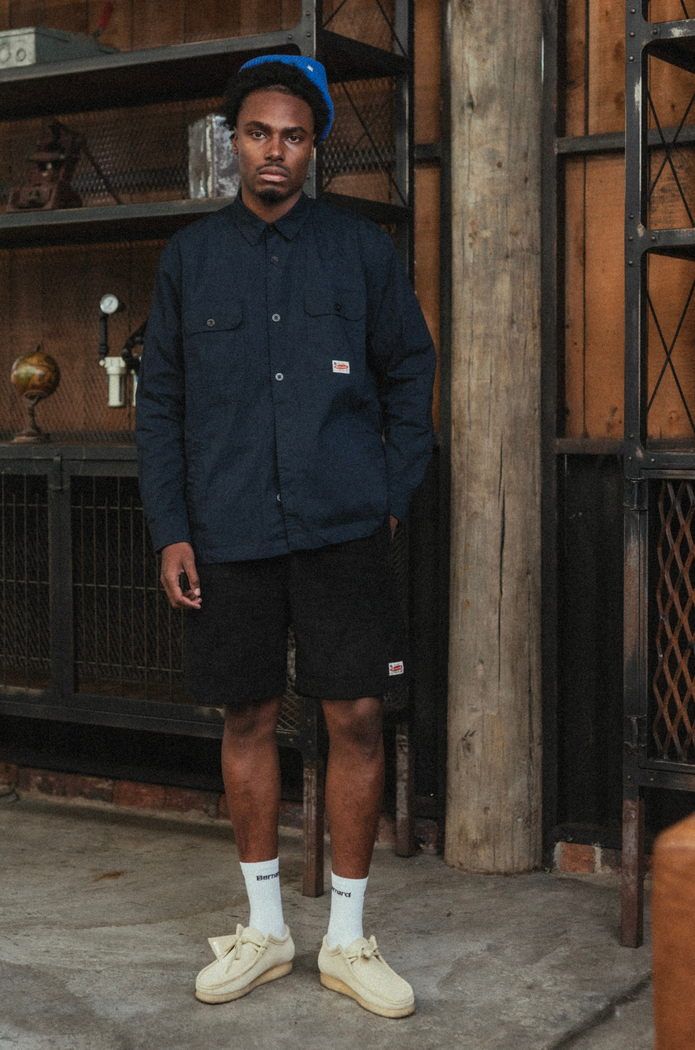 Bermuda Corduroy - Negro