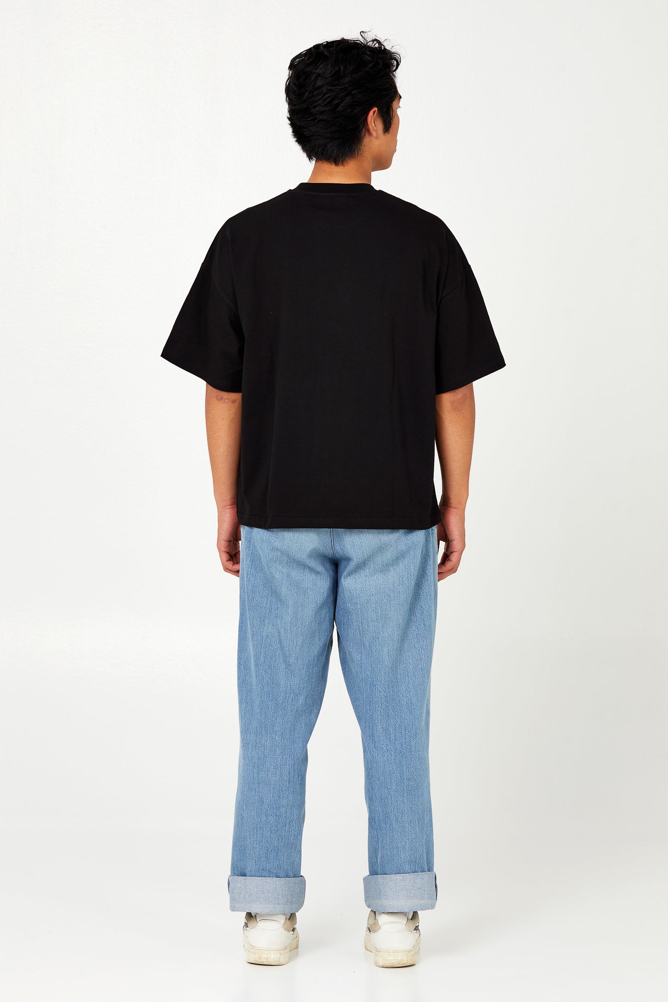 Camiseta Boxy - Negra