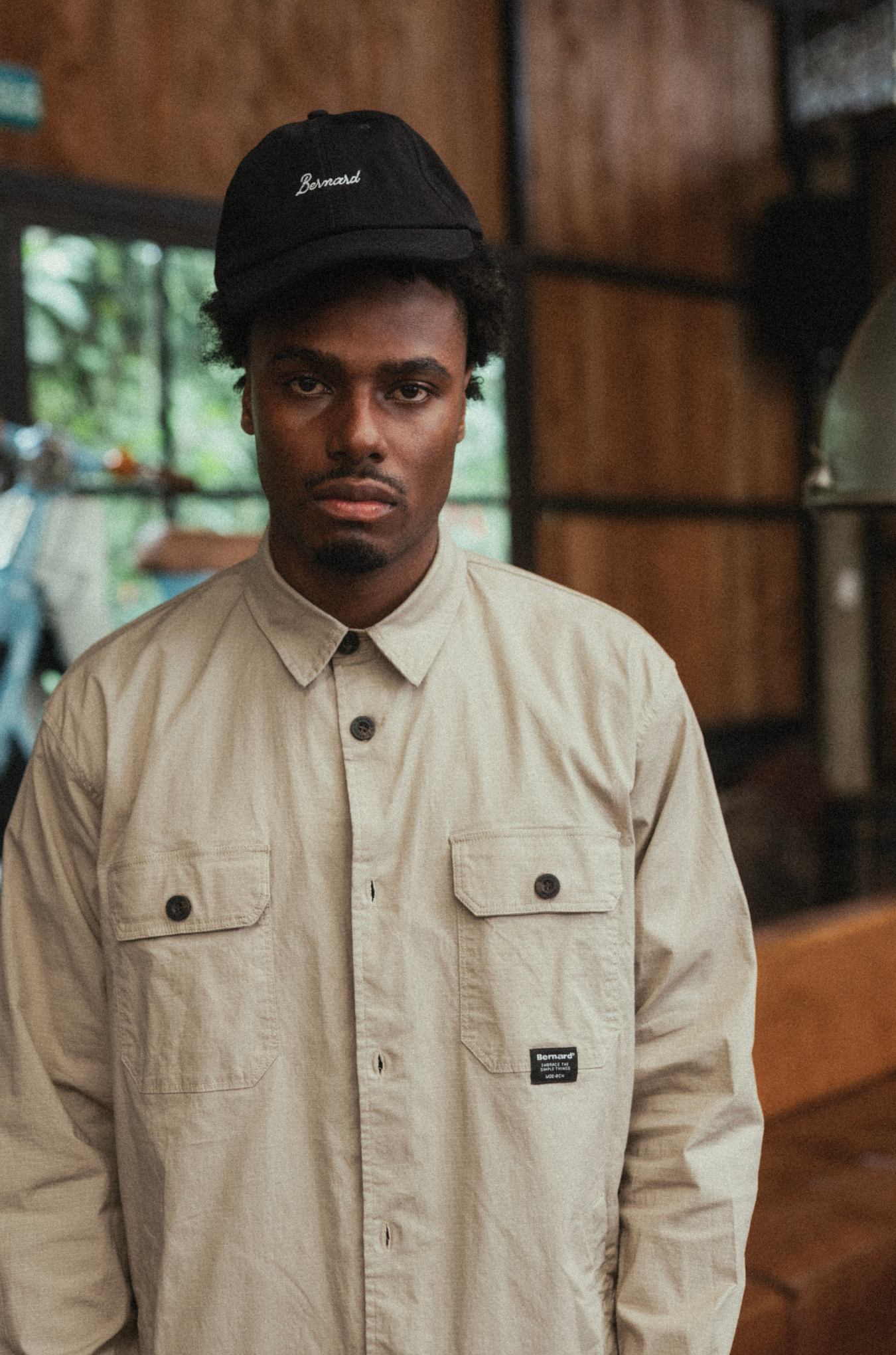 Camisa cortavientos Camden - Stone