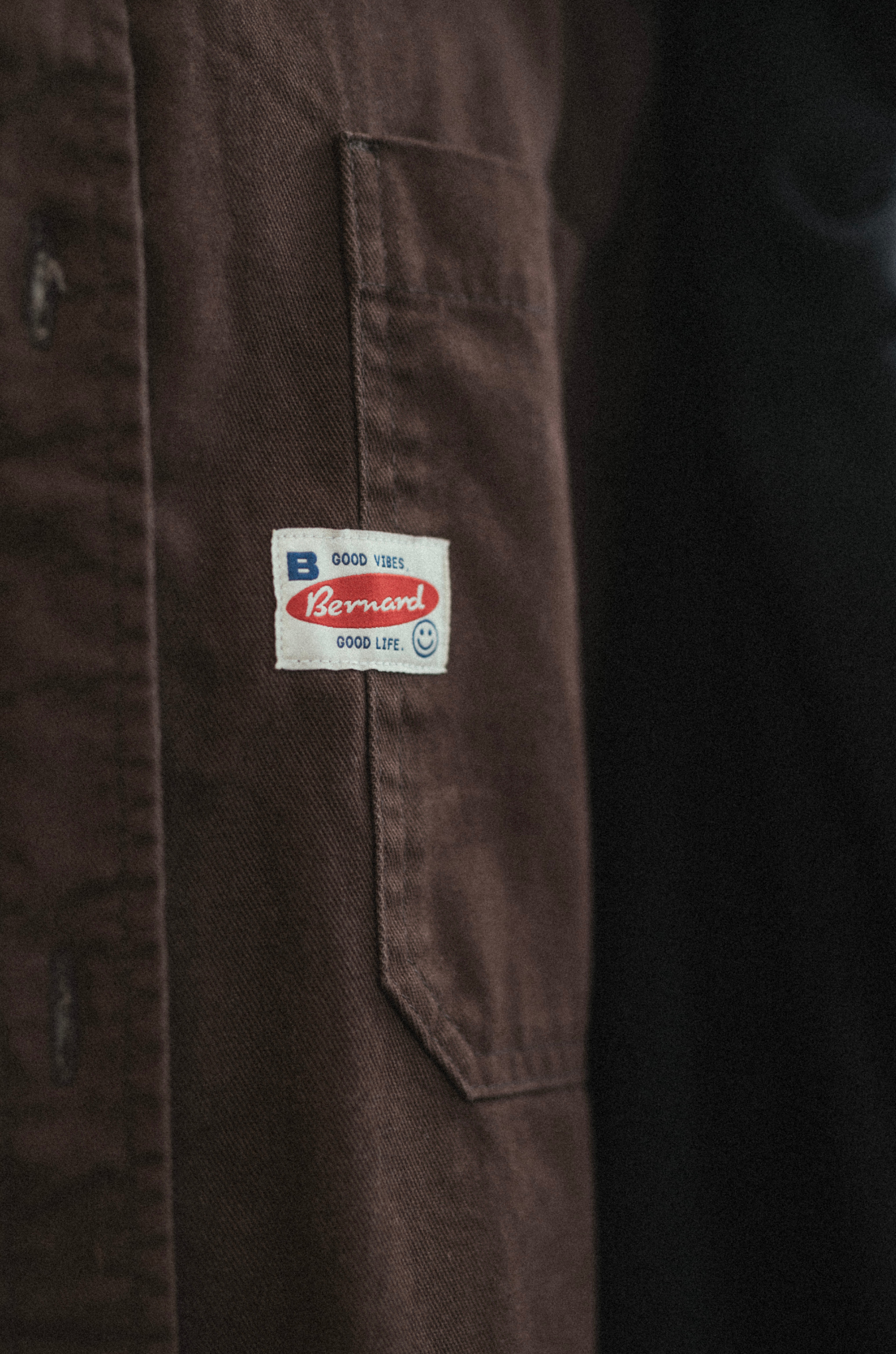 Camisa Dustin Drill Overshirt - Cafe