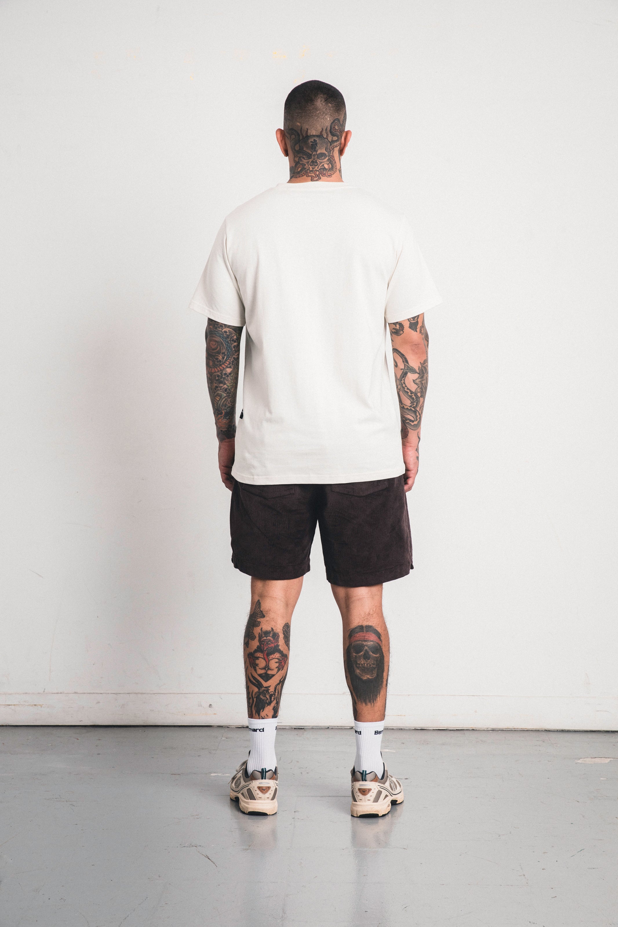 Camiseta Regular Small Logo - Vintage White