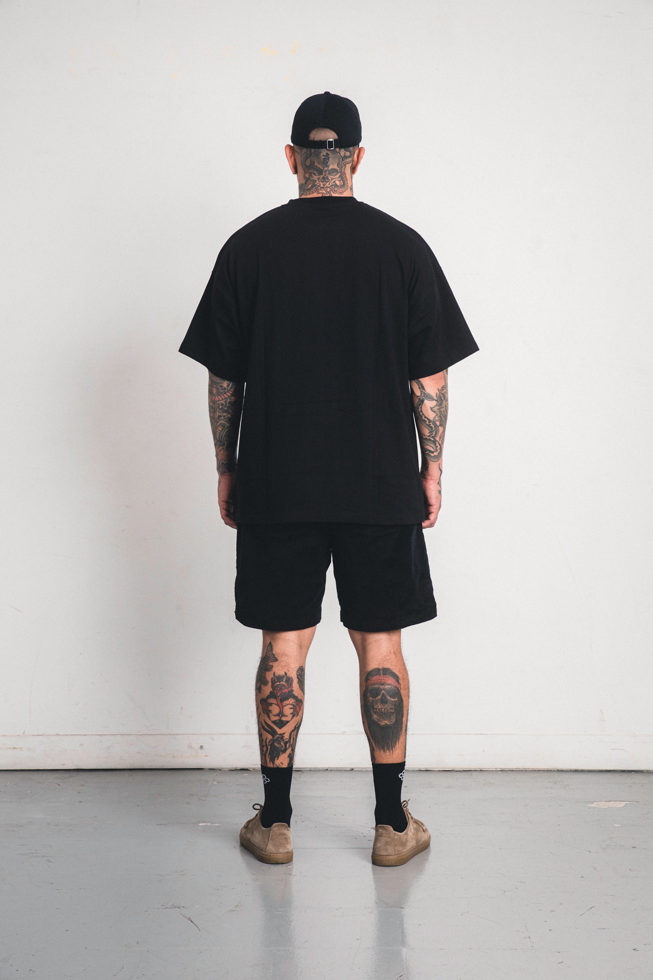 Camiseta Oversize Sin Logo - Negra