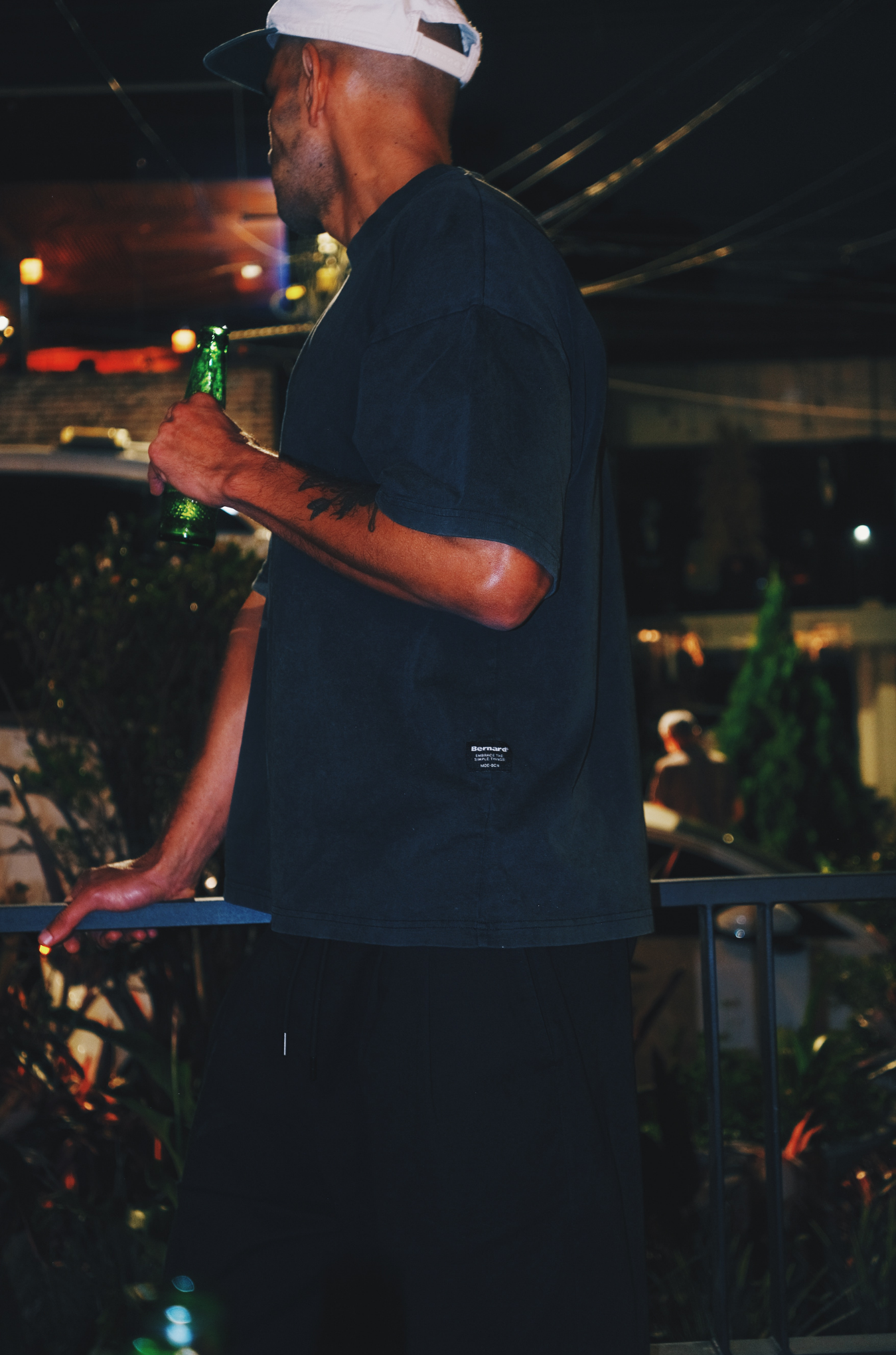 Camiseta Boxy Sin logo - Vintage Black