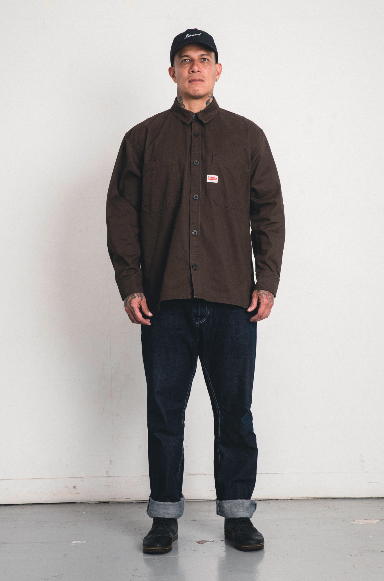 Camisa Dustin Drill Overshirt - Cafe