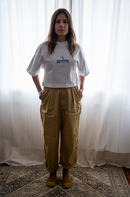 Camiseta Cropped Tee Oversize Mujer