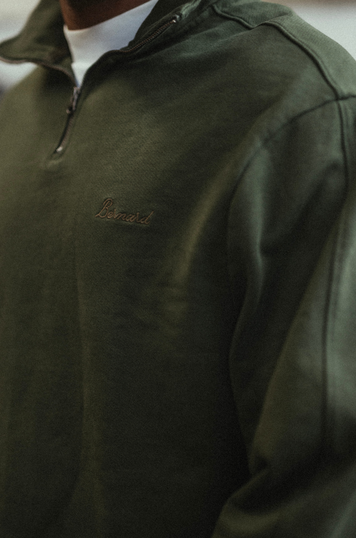 Buzo Quarter Zipp Classic - Olive