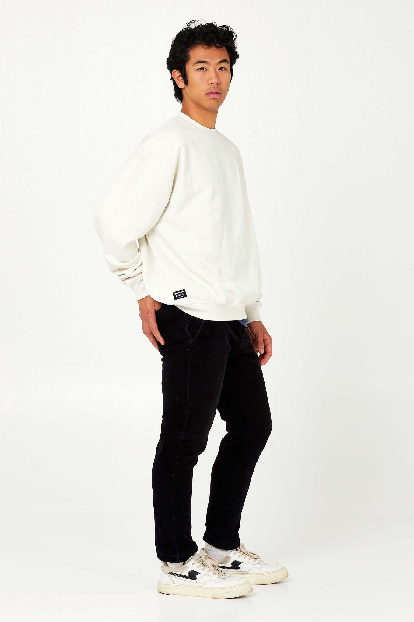 Buzo Oversize Sin Logo - Vintage White