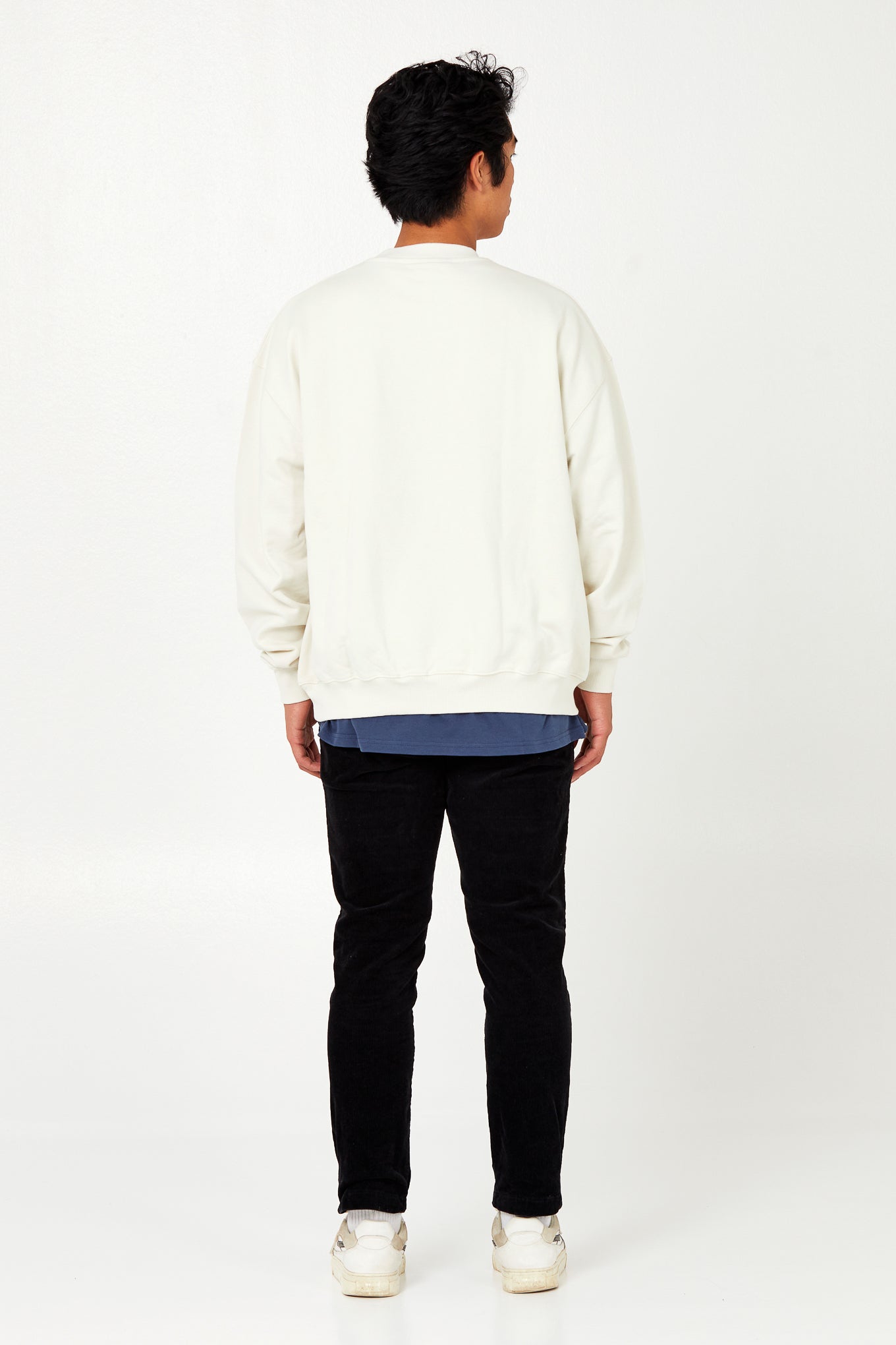 Buzo Oversize Sin Logo - Vintage White