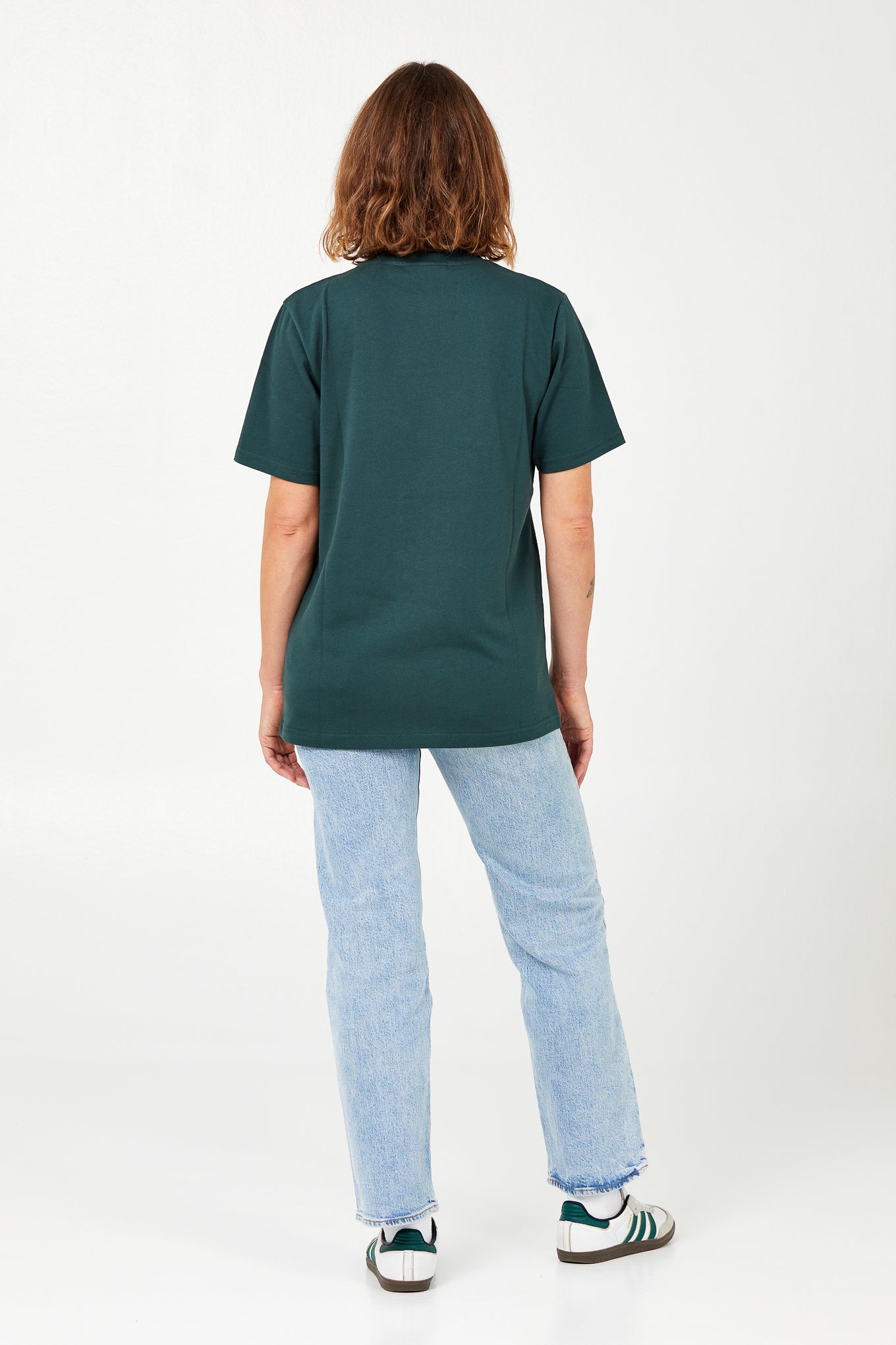 Camiseta Regular - Verde Oscuro