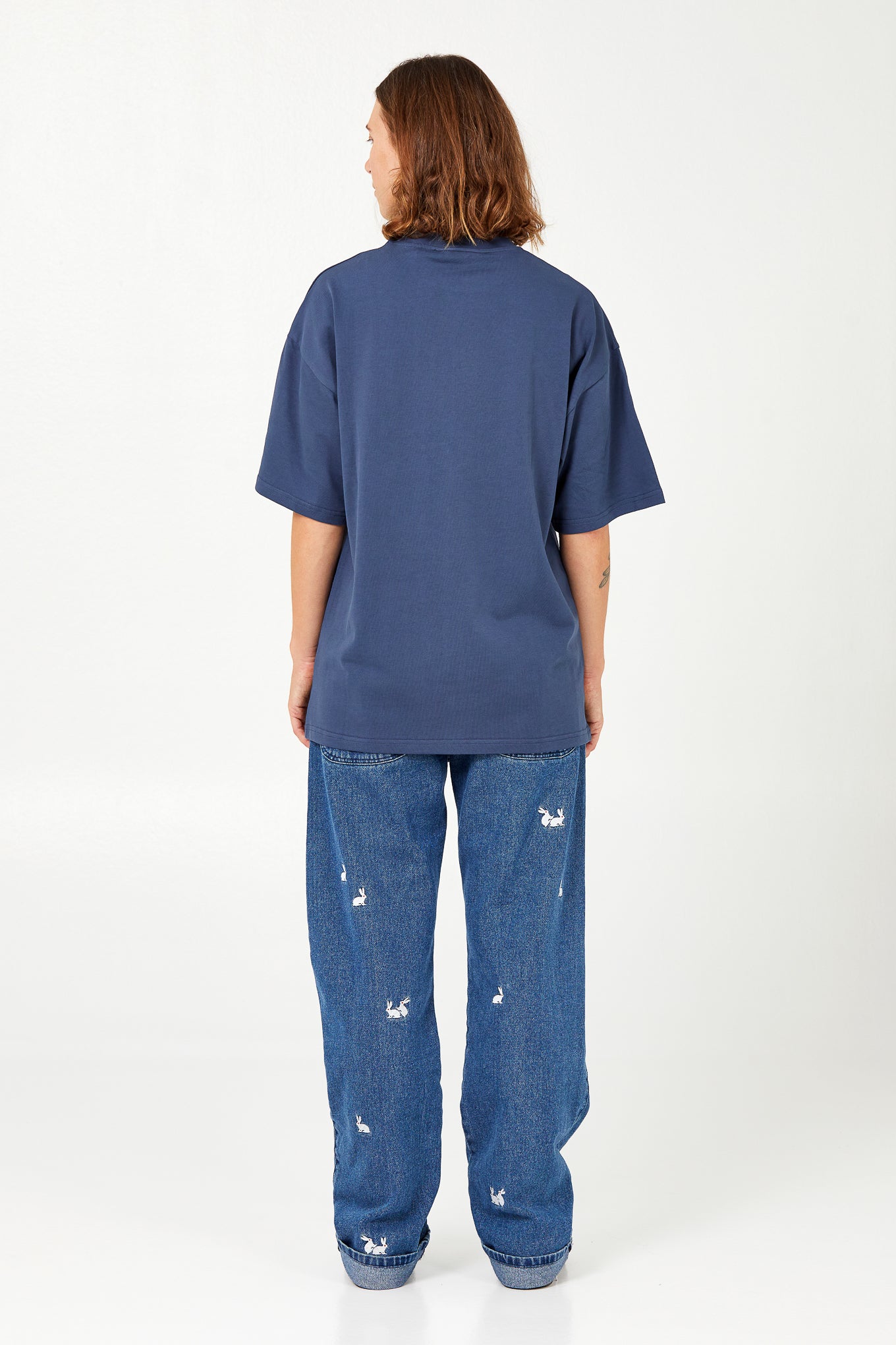 Camiseta Oversize - Navy