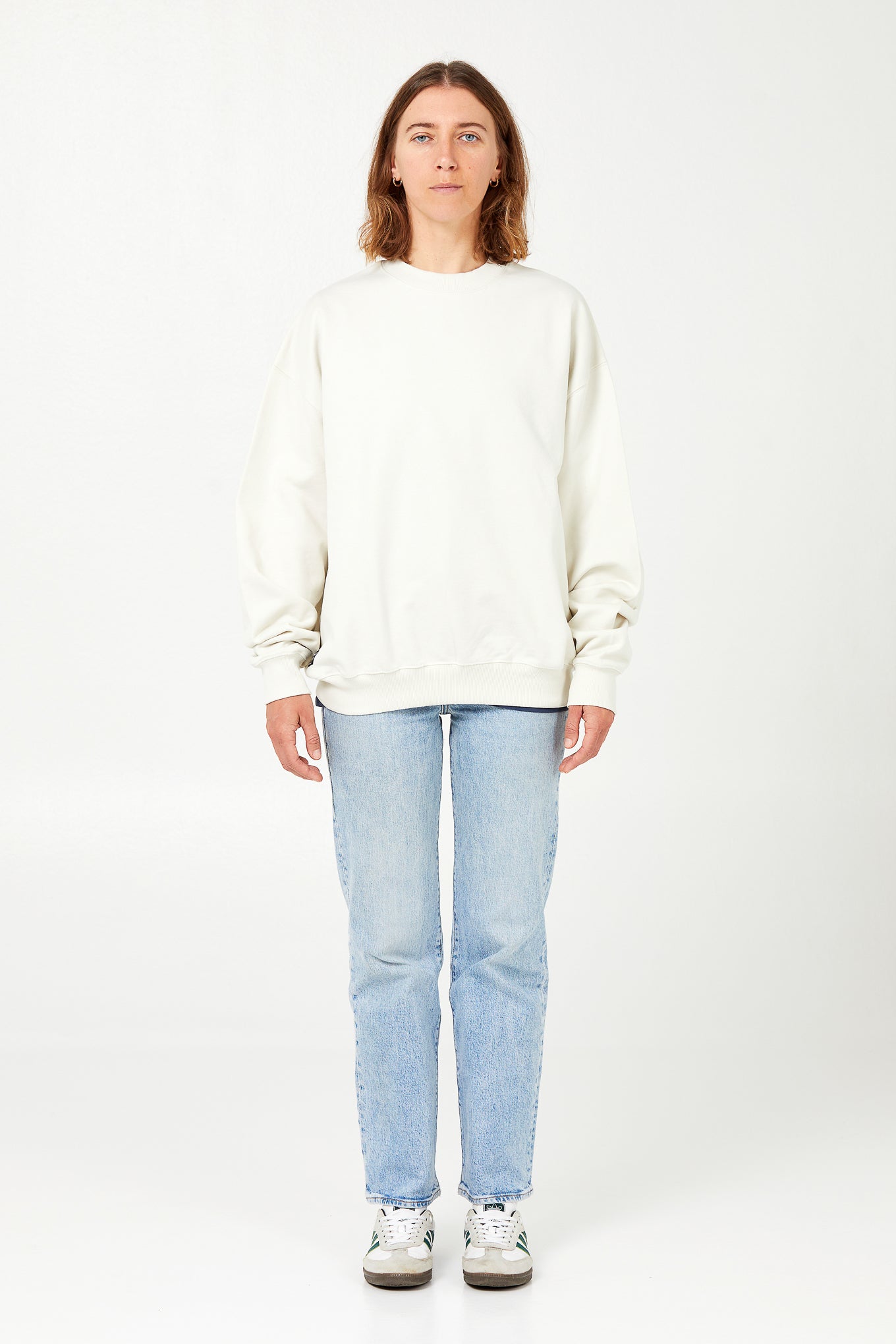 Buzo Oversize Sin Logo - Vintage White
