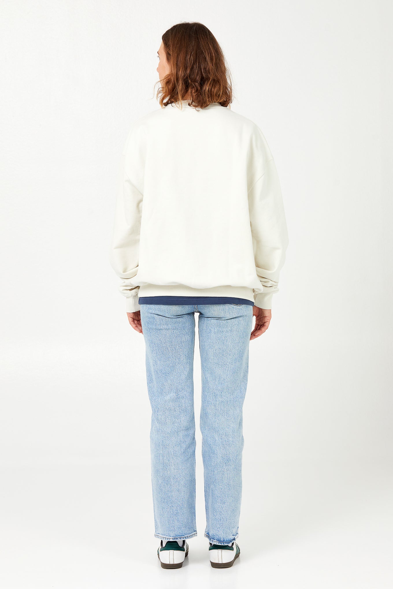 Buzo Oversize Sin Logo - Vintage White