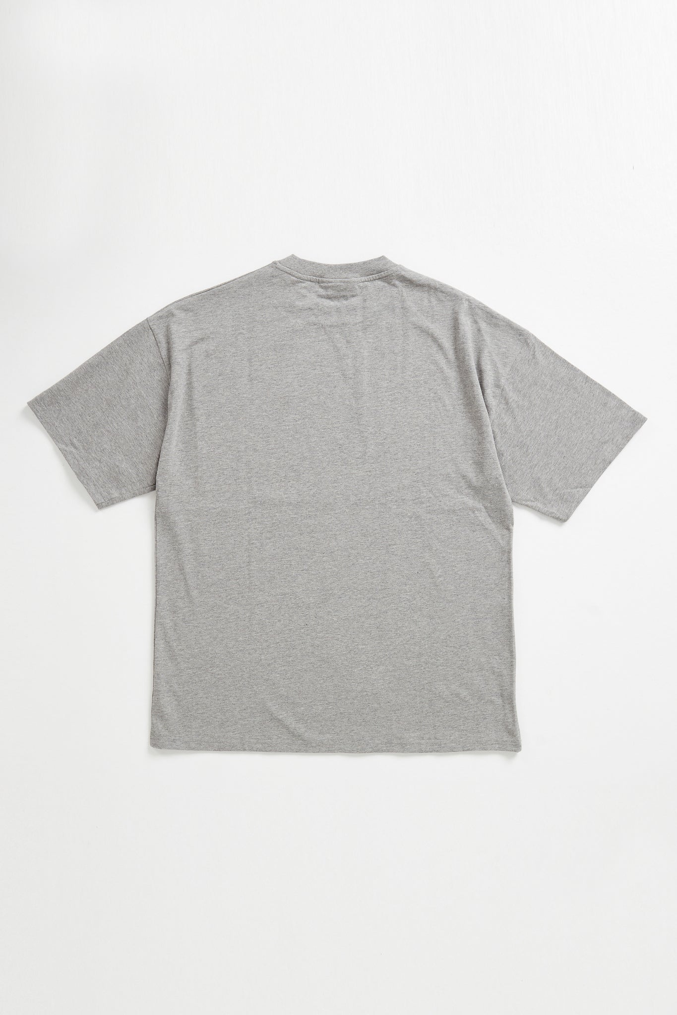 Camiseta Oversize Small Logo - Gris Jaspe