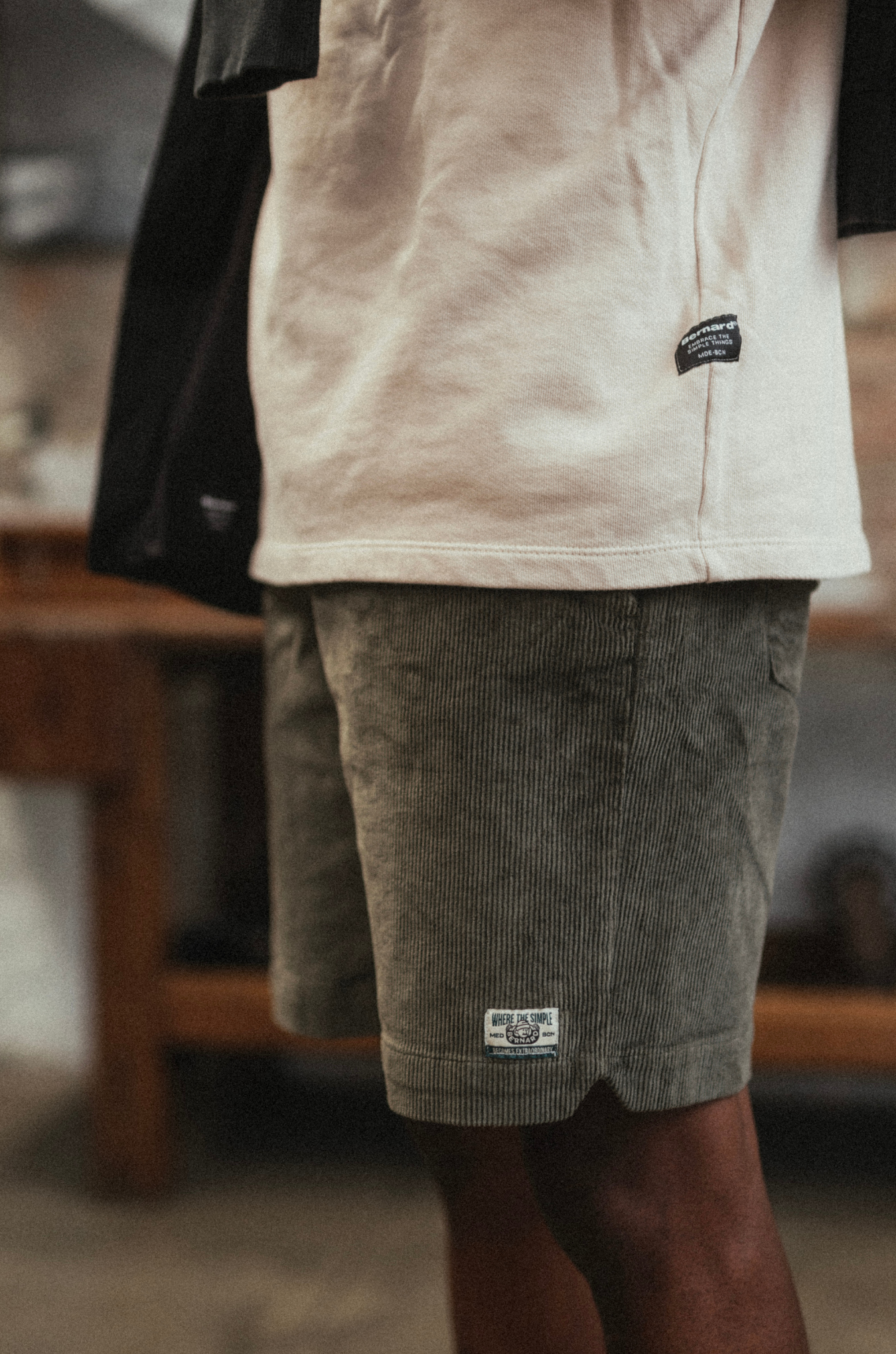 Bermuda Corduroy - Olive