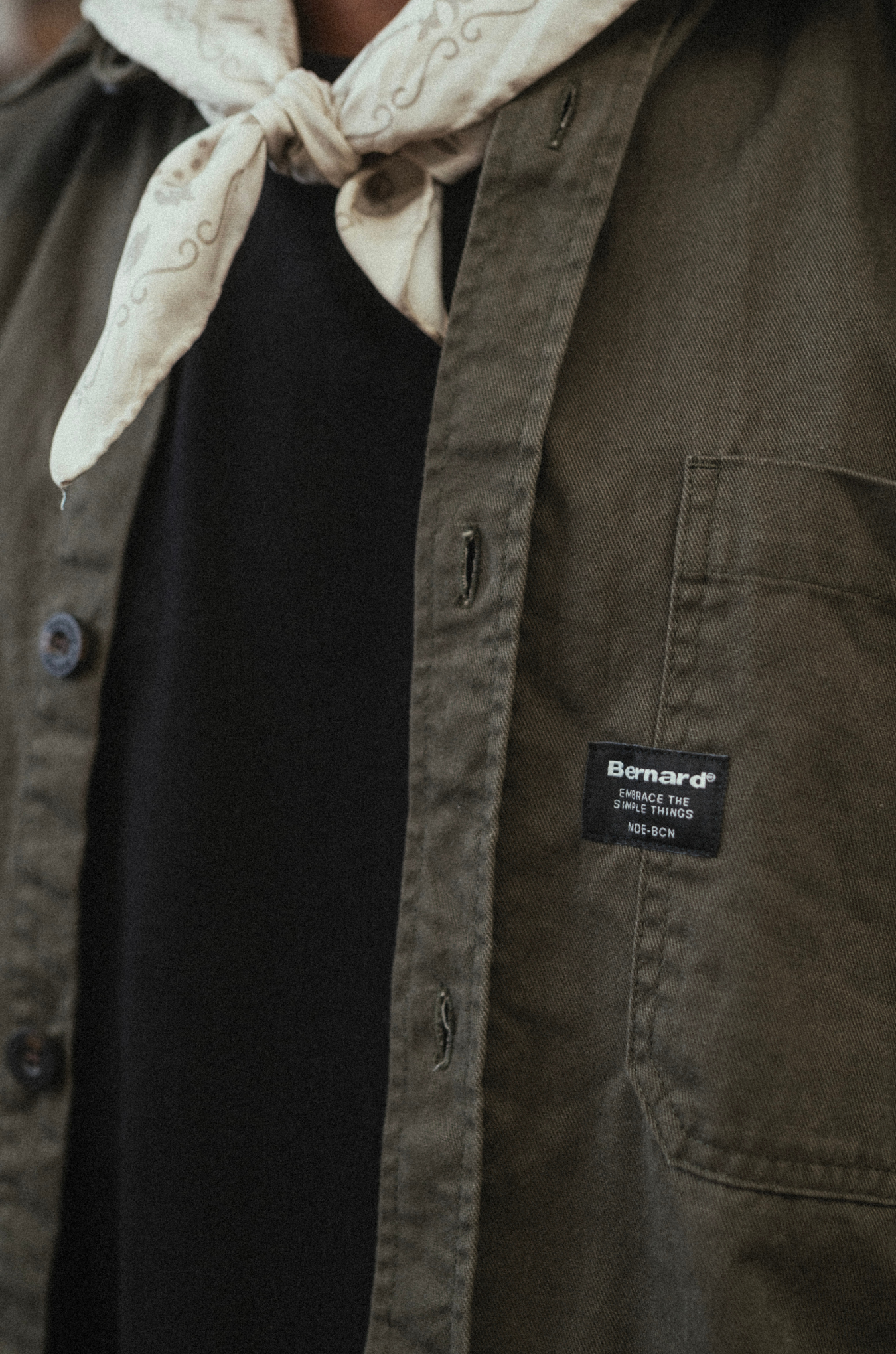 Camisa Dustin Drill Overshirt - Olive