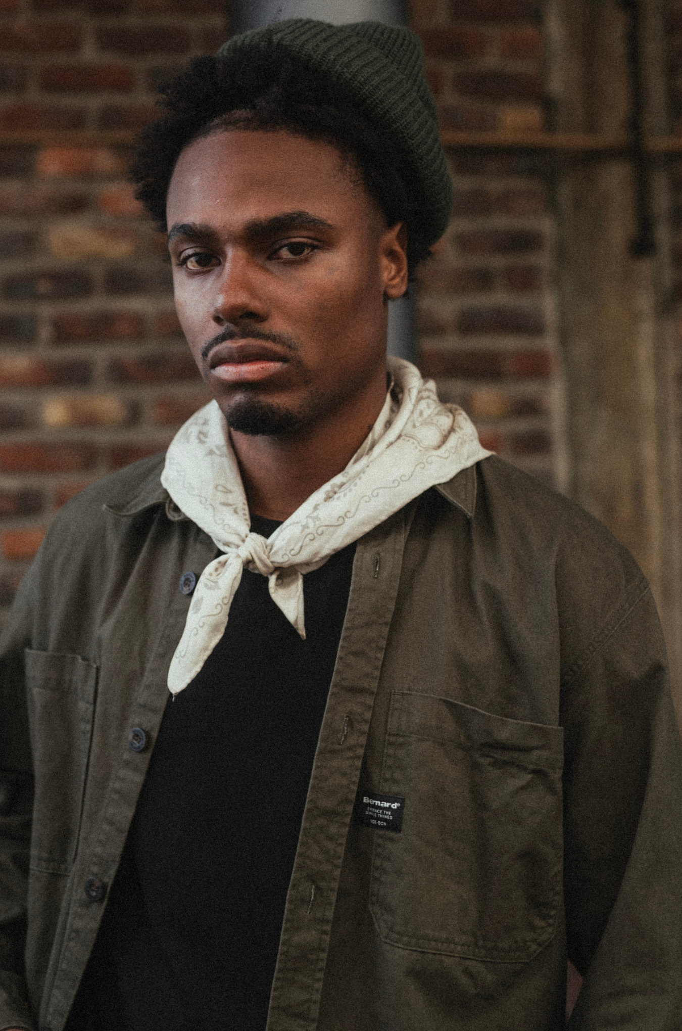 Camisa Dustin Drill Overshirt - Olive