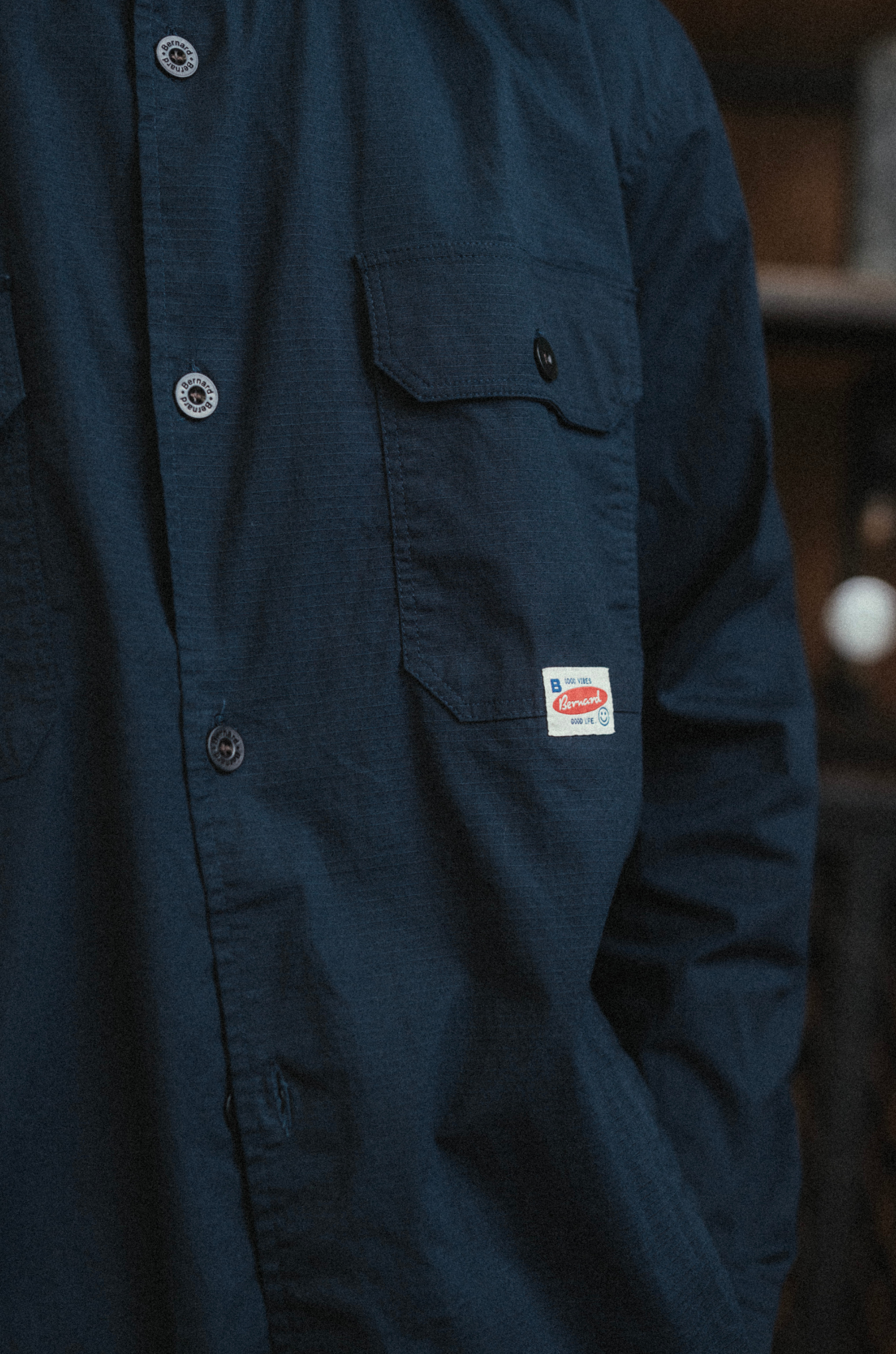 Camisa Cortavientos Camden - Navy