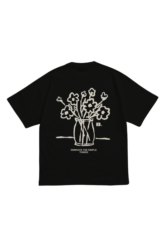 Camiseta Flowers Oversize Unisex