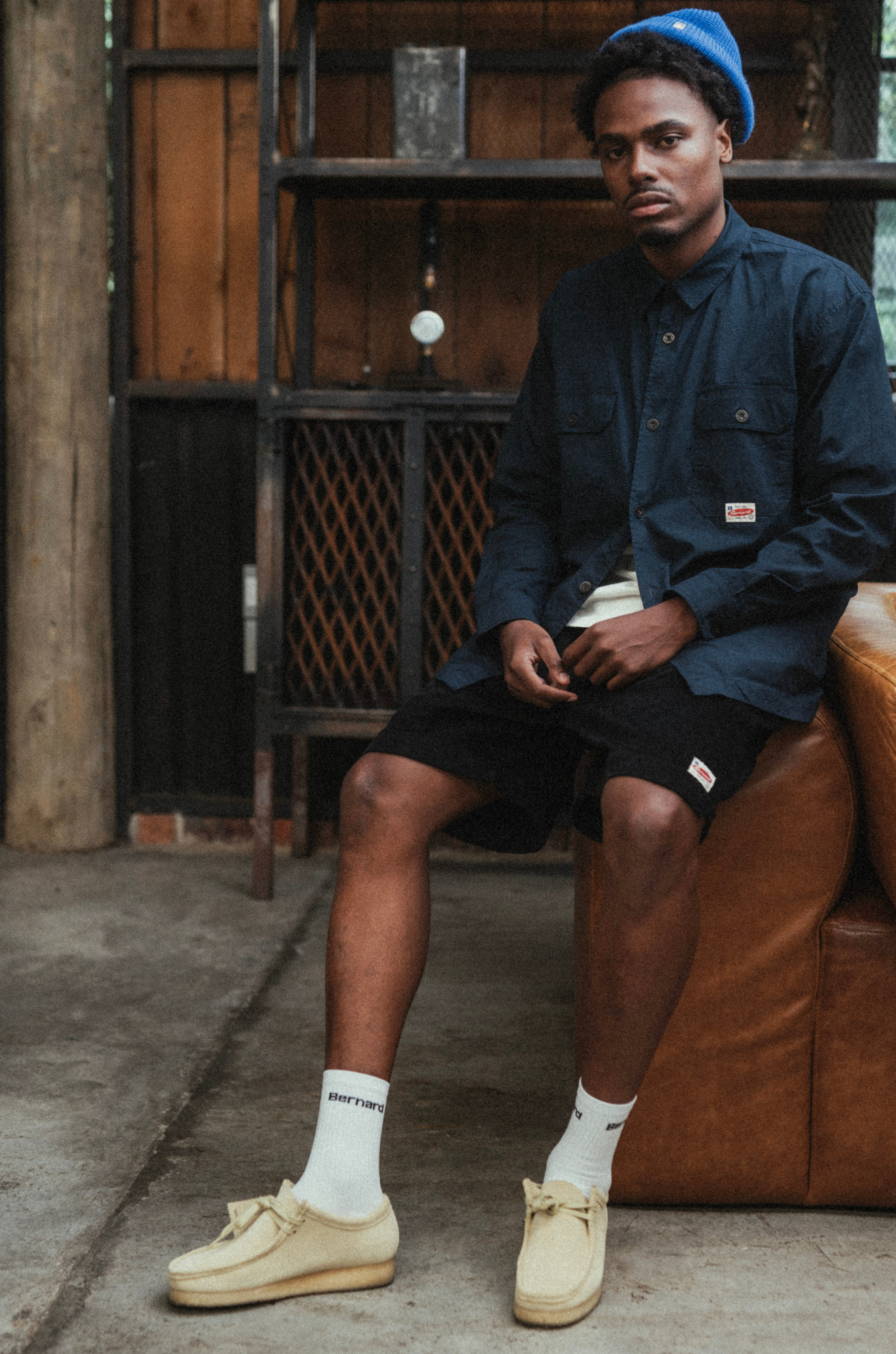 Camisa Cortavientos Camden - Navy