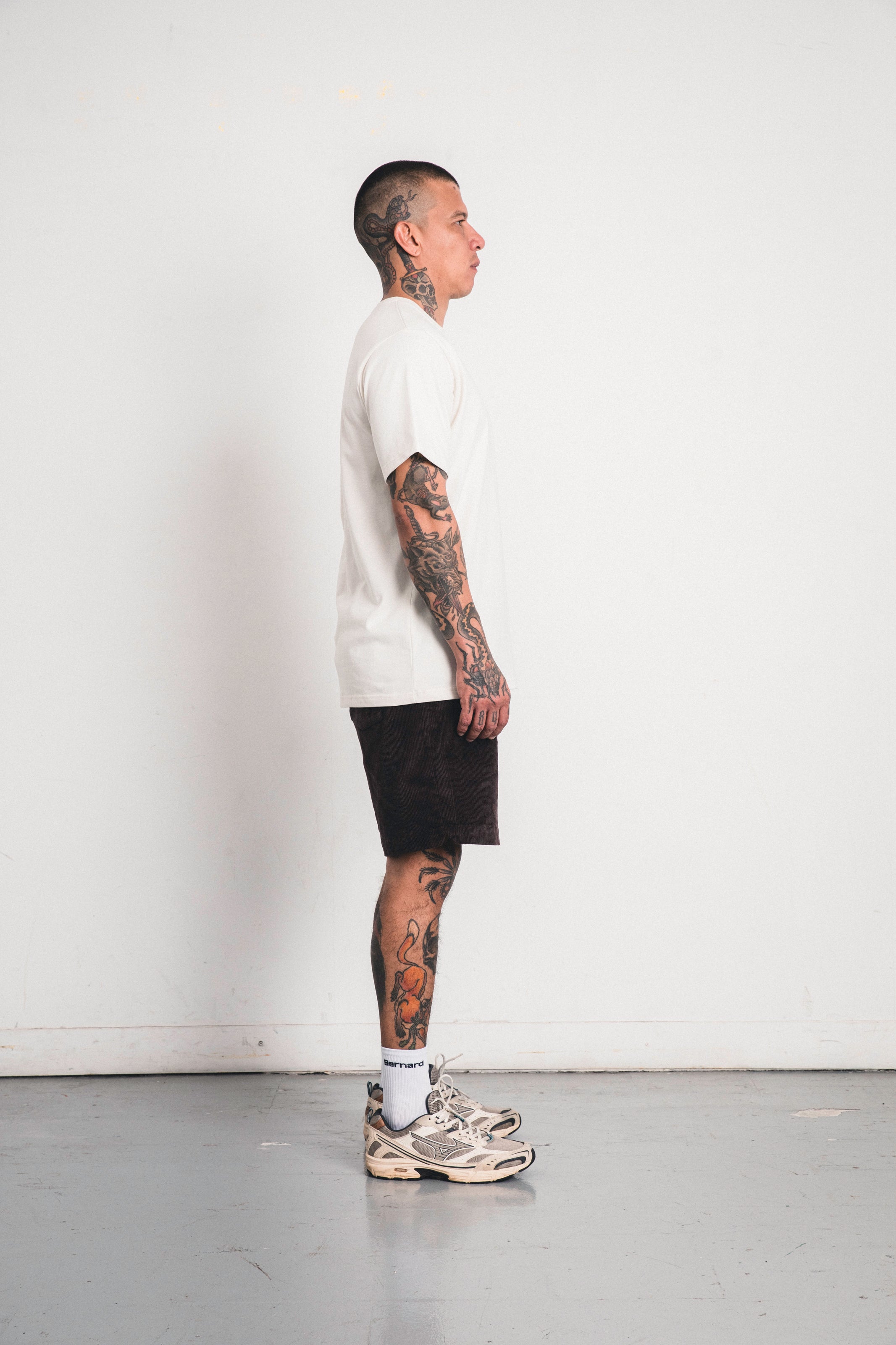 Camiseta Regular Small Logo - Vintage White