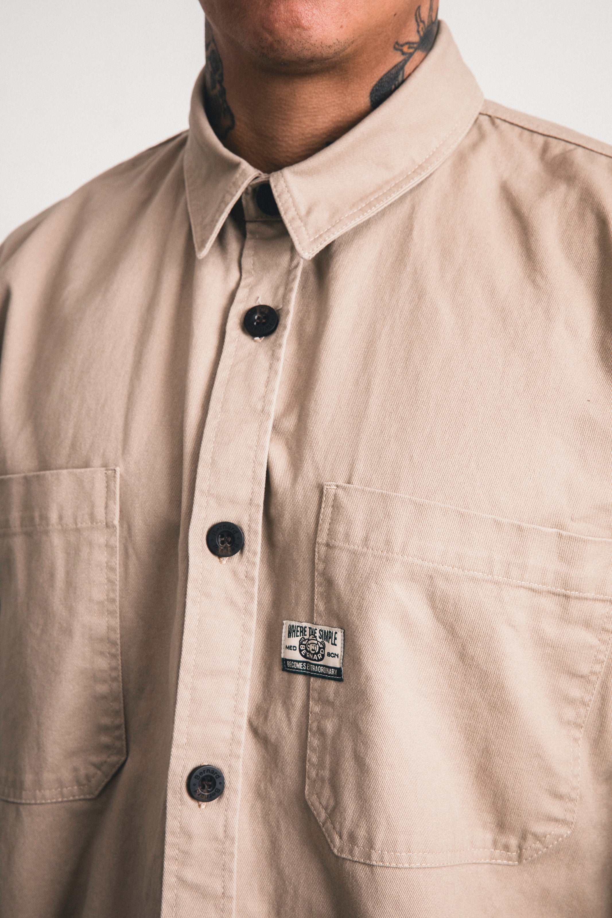 Camisa Dustin Drill Overshirt - Arena