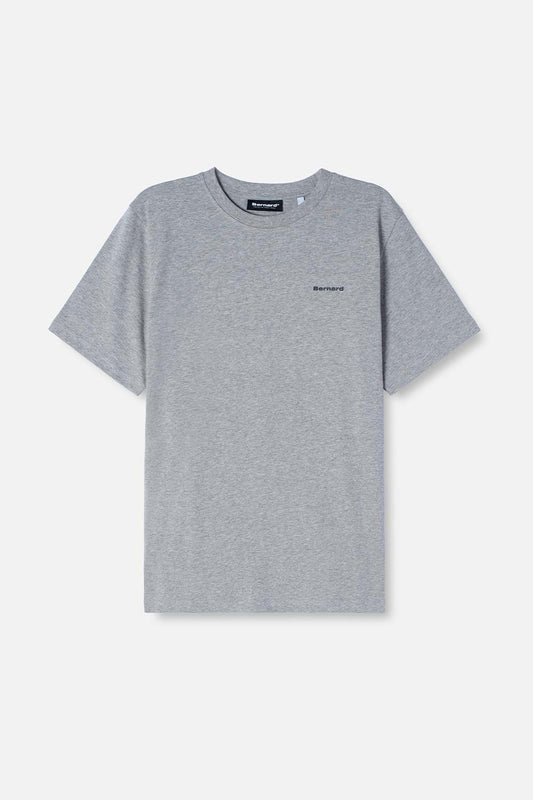 Camiseta Regular Small Logo - Gris Jaspe