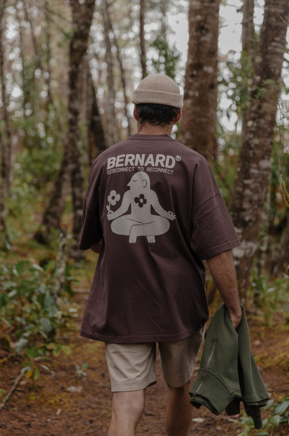 Camiseta Oversize Meditation -  Vino