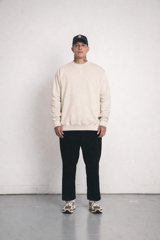Buzo Oversize Sin Logo - Vintage White