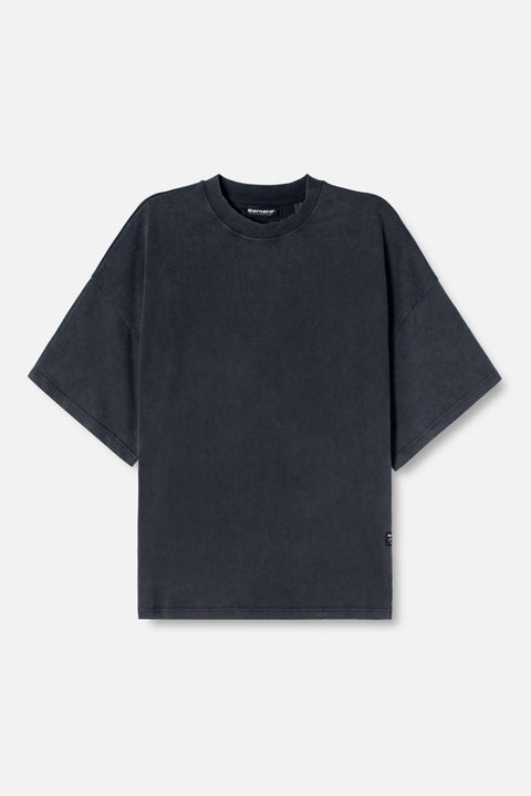 Camiseta Boxy Sin logo - Vintage Black