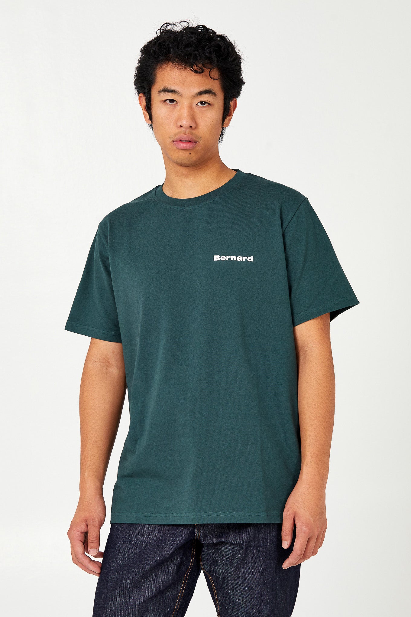 Camiseta Regular - Verde Oscuro