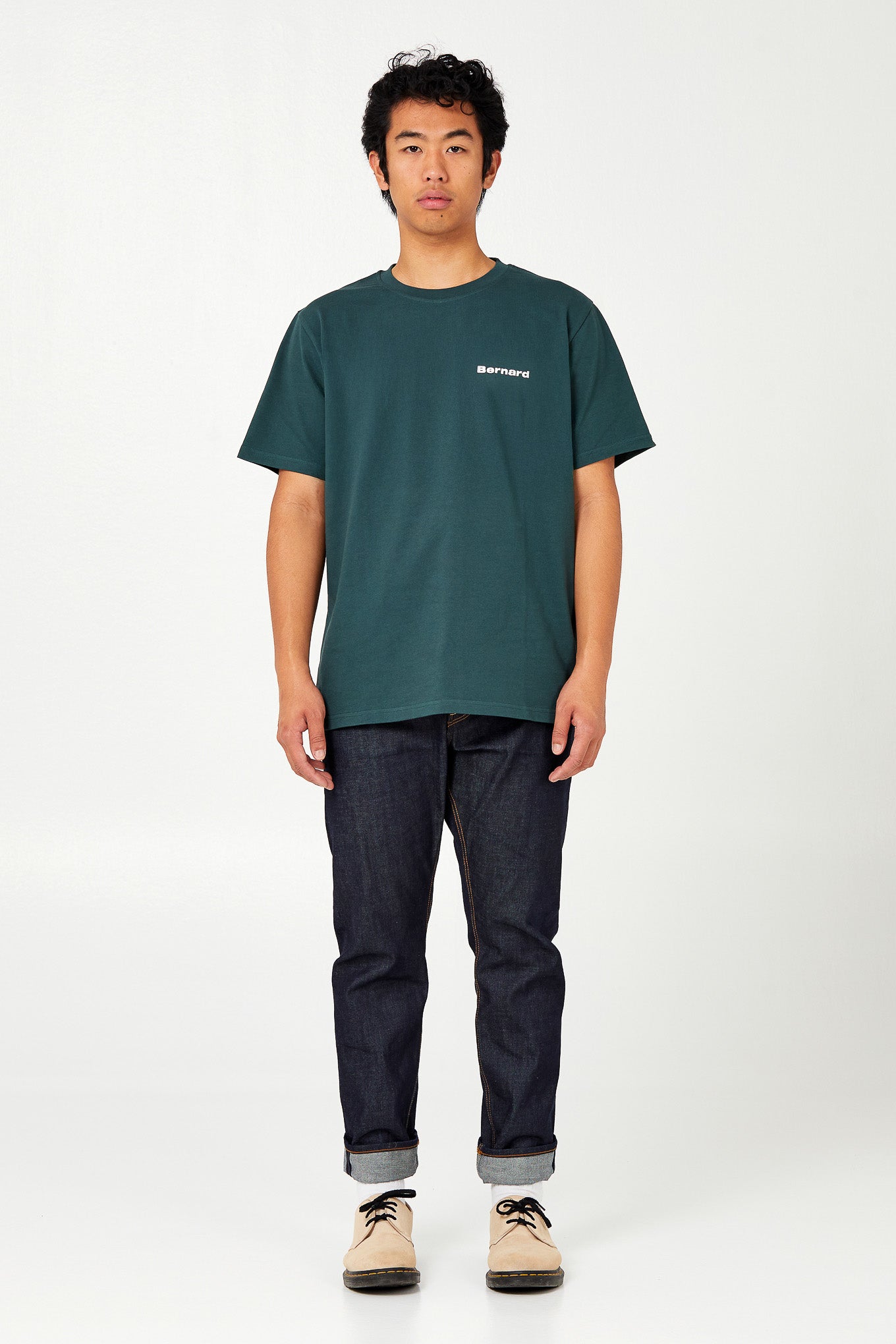 Camiseta Regular - Verde Oscuro