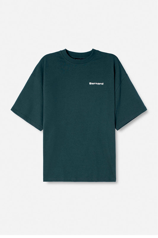 Camiseta Oversize - Verde Oscuro