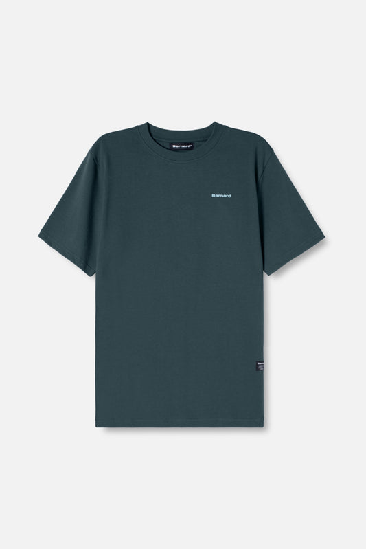 Camiseta Regular Small Logo - Verde Oscuro