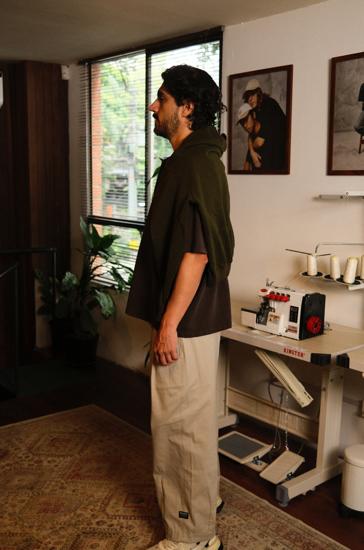 Pantalon Estilo Japones - Caqui