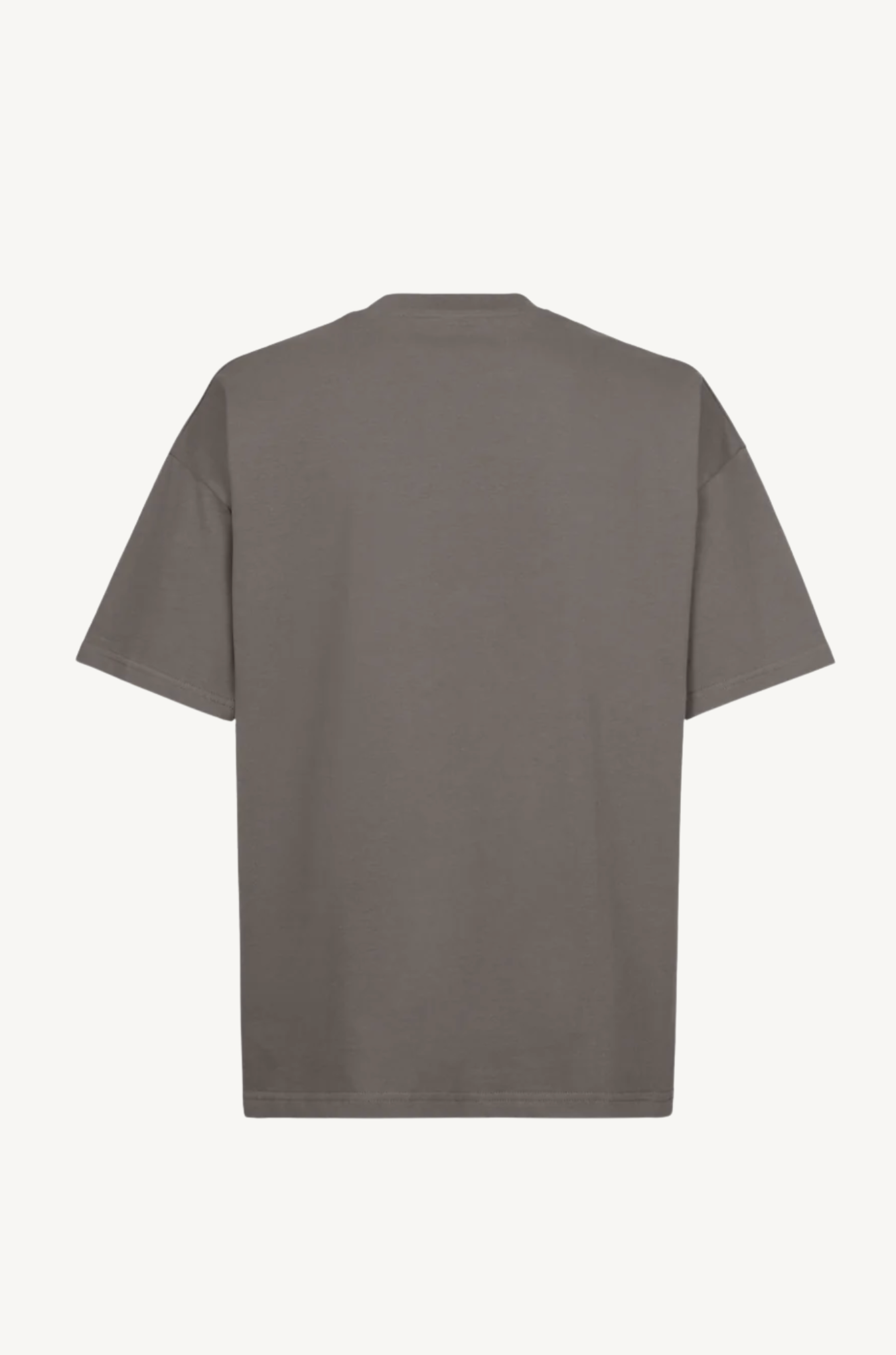 Camiseta Oversize Sin Logo - Gris
