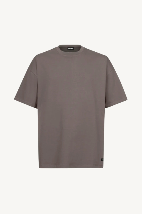 Camiseta Oversize Sin Logo - Gris