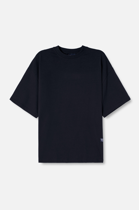 Camiseta Oversize Sin Logo - Negra