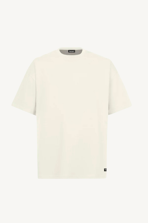 Camiseta Oversize Sin Logo - Vintage White