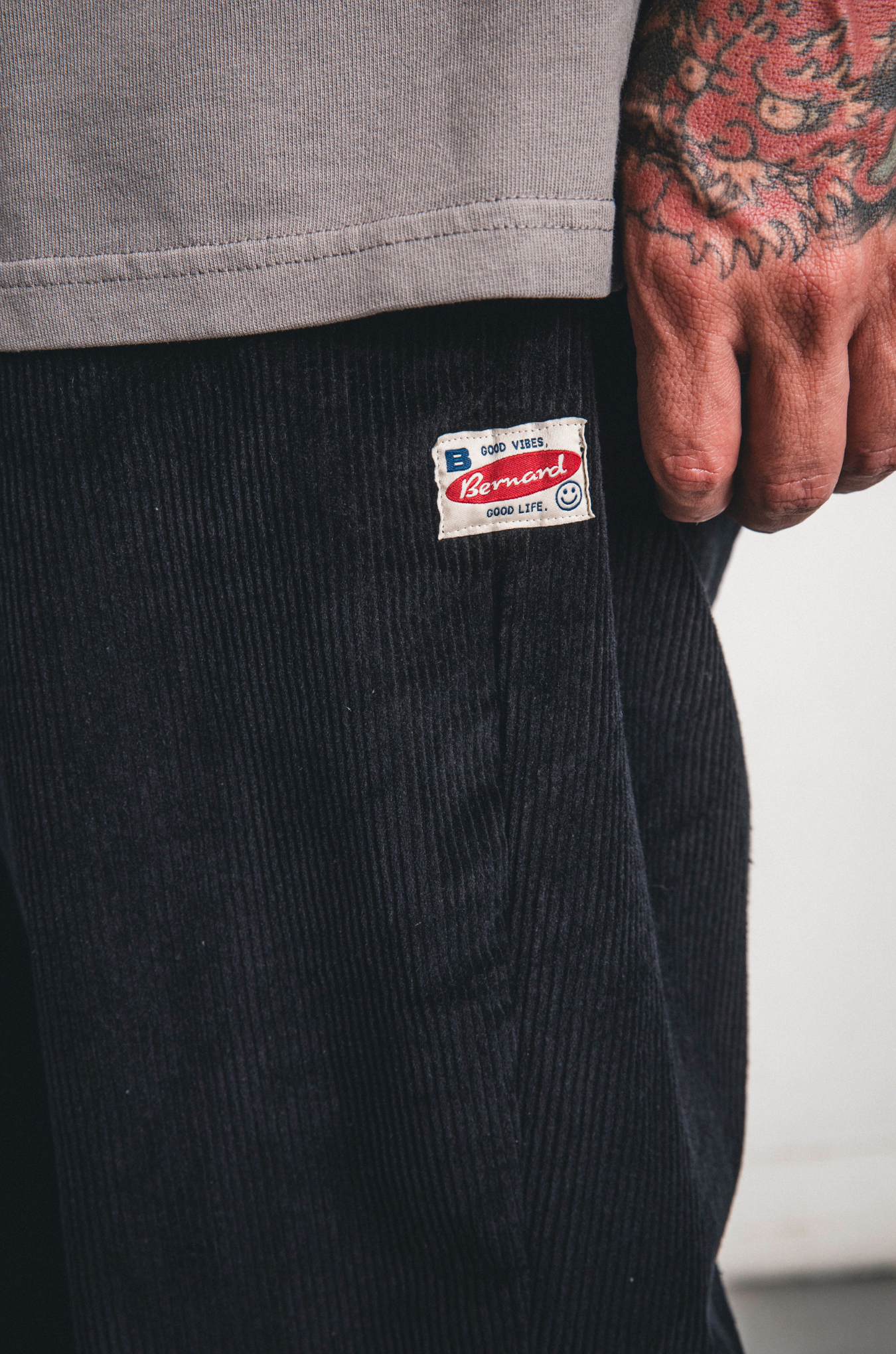 Pantalón Corduroy - Negro